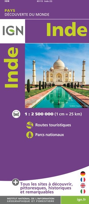 IGN Inde - Carte topographique
