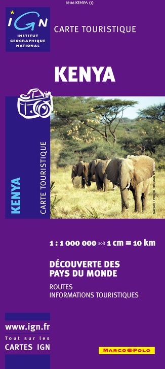 IGN Kenya - Carte topographique