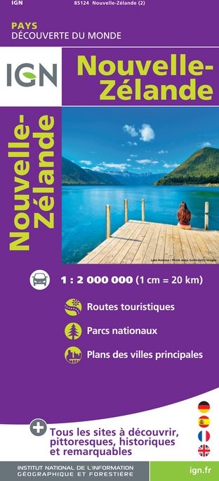 IGN Nouvelle-Zélande - Carte topographique