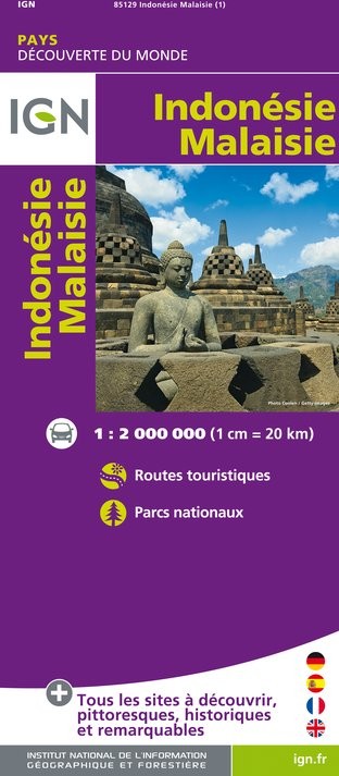 IGN Indonésie / Malaisie - Carte topographique