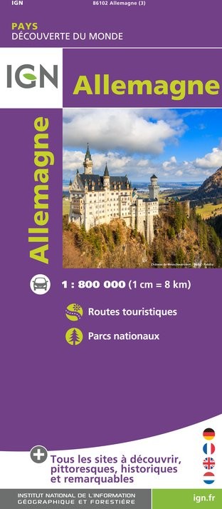 IGN Allemagne - Carte topographique