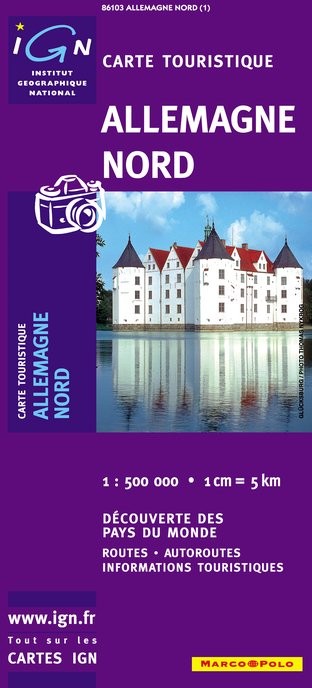 IGN Allemagne Nord - Carte topographique