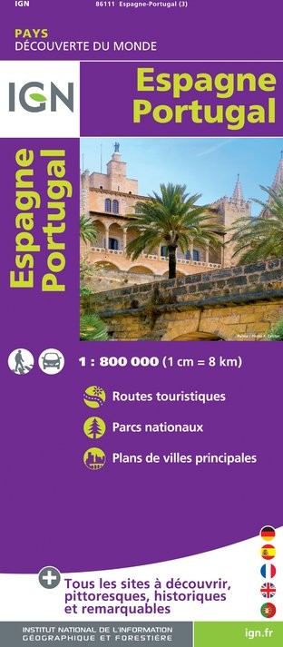 IGN Espagne / Portugal - Carte topographique
