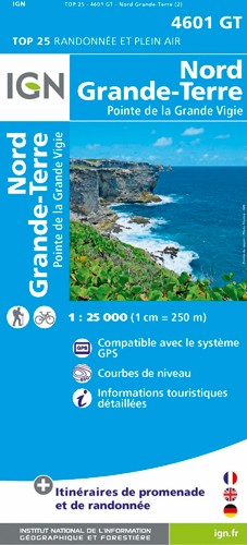 IGN Nord - Grande Terre - Carte topographique