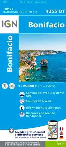 IGN Bonifacio - Carte topographique