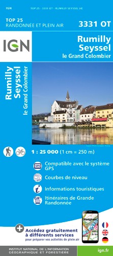 IGN Rumilly - Carte topographique