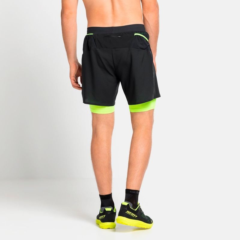 Odlo 2-in-1 Shorts Axalp Trail - Pantaloncini da trail running - Uomo