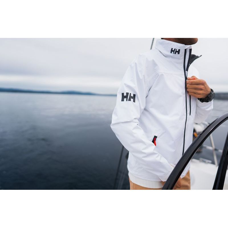 mens white helly hansen jacket