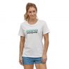 Patagonia Pastel P-6 Logo Organic Crew T-Shirt - T-shirt femme