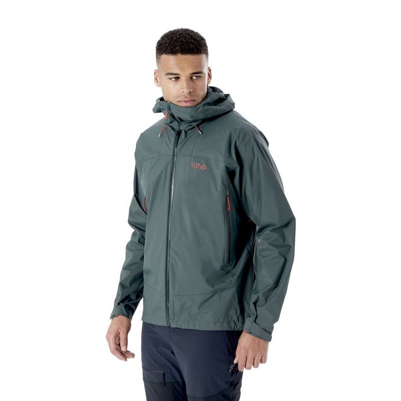 rab mens rain jacket