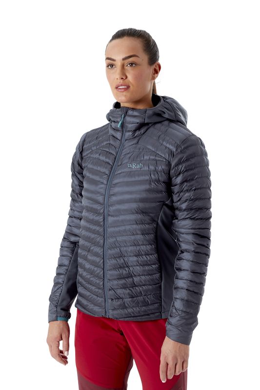 cirrus down hooded jacket