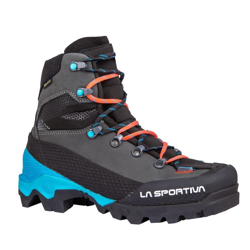 La Sportiva Aequilibrium LT GTX - Chaussures alpinisme femme Black / Hibiscus 38.5