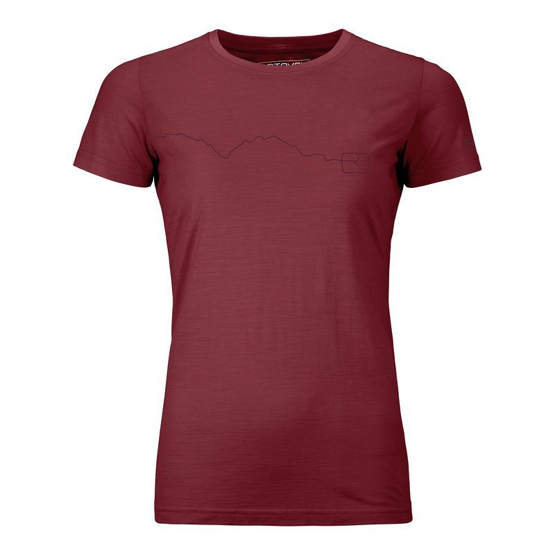 120 Tec Mountain - T-shirt en laine mérinos femme
