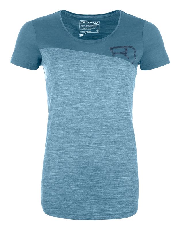 Ortovox 150 Cool Logo TS - T-shirt en laine mérinos femme