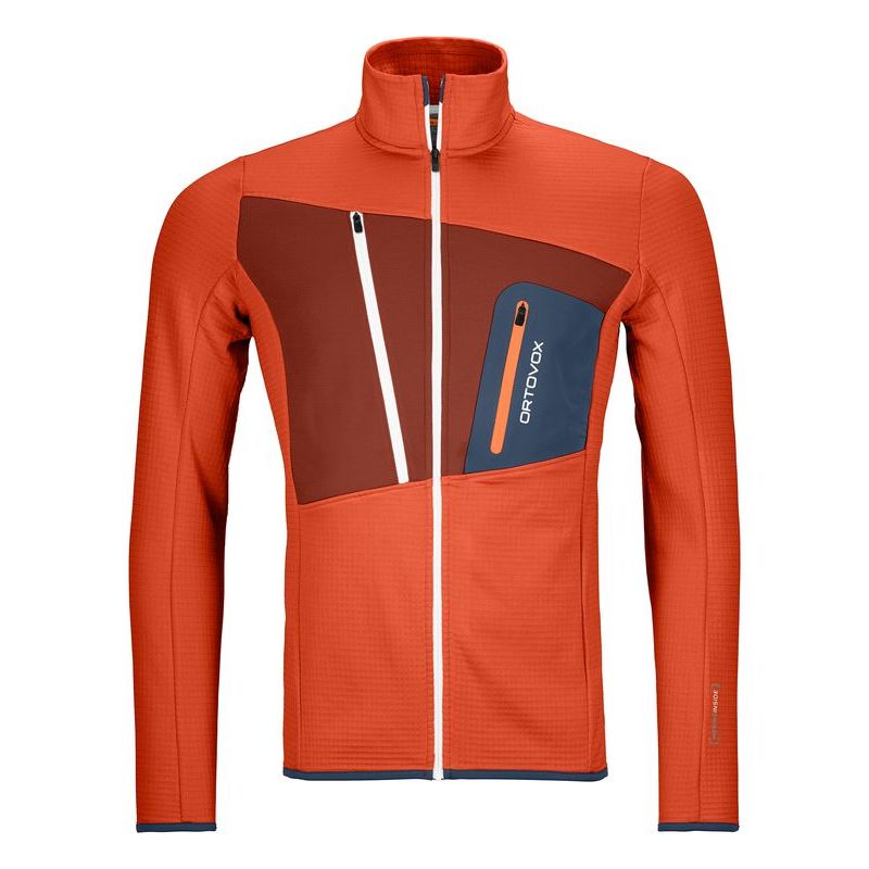 Ortovox Fleece Grid Jacket - Polaire homme | Hardloop