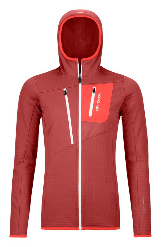Ortovox Fleece Grid Hoody - Polaire femme