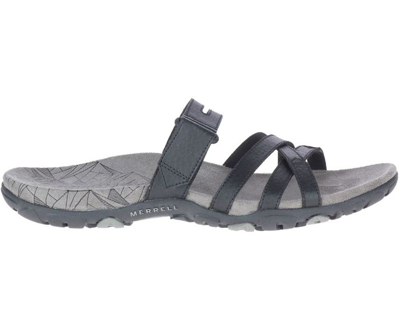 merrell black sandals womens