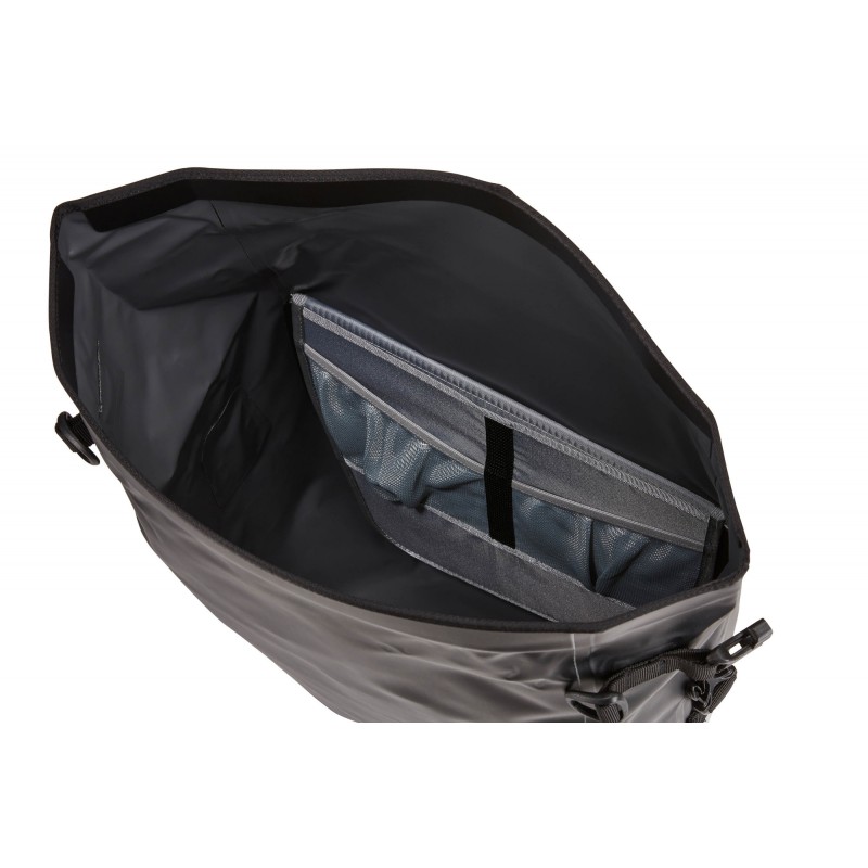 Lot De 2 Sacoches De Vélo étanches Thule Shield Pannier - 25 Litres Chacune, IPX4, Fixation Universelle 8-16 Mm