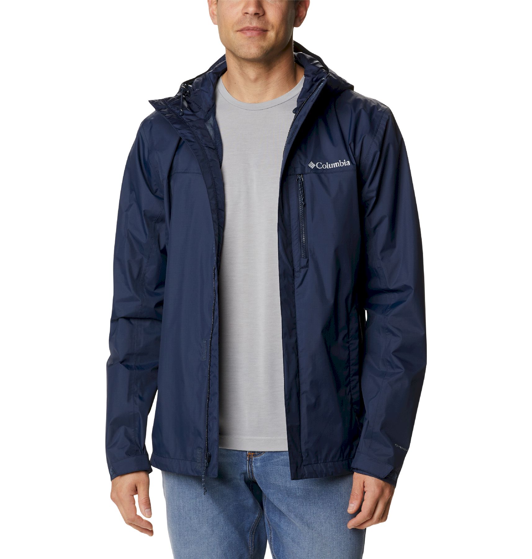 columbia men's pouring adventure ii rain jacket