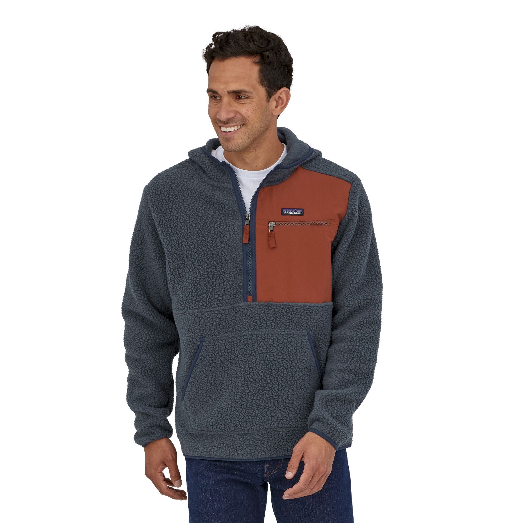 Mens Sweaters and knitwear Patagonia Sweaters and knitwear Patagonia Retro Pile Fleece Pullover in Brown Save 20% Blue for Men 