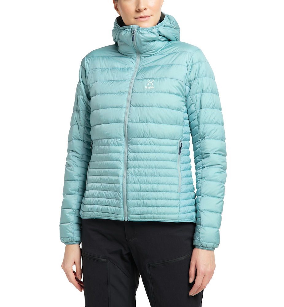 womens down jacket blue