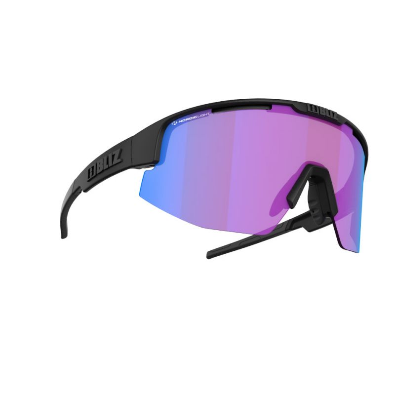 Bliz Matrix Glasses - Matt Black / Brown with Red Multi | BIKE24