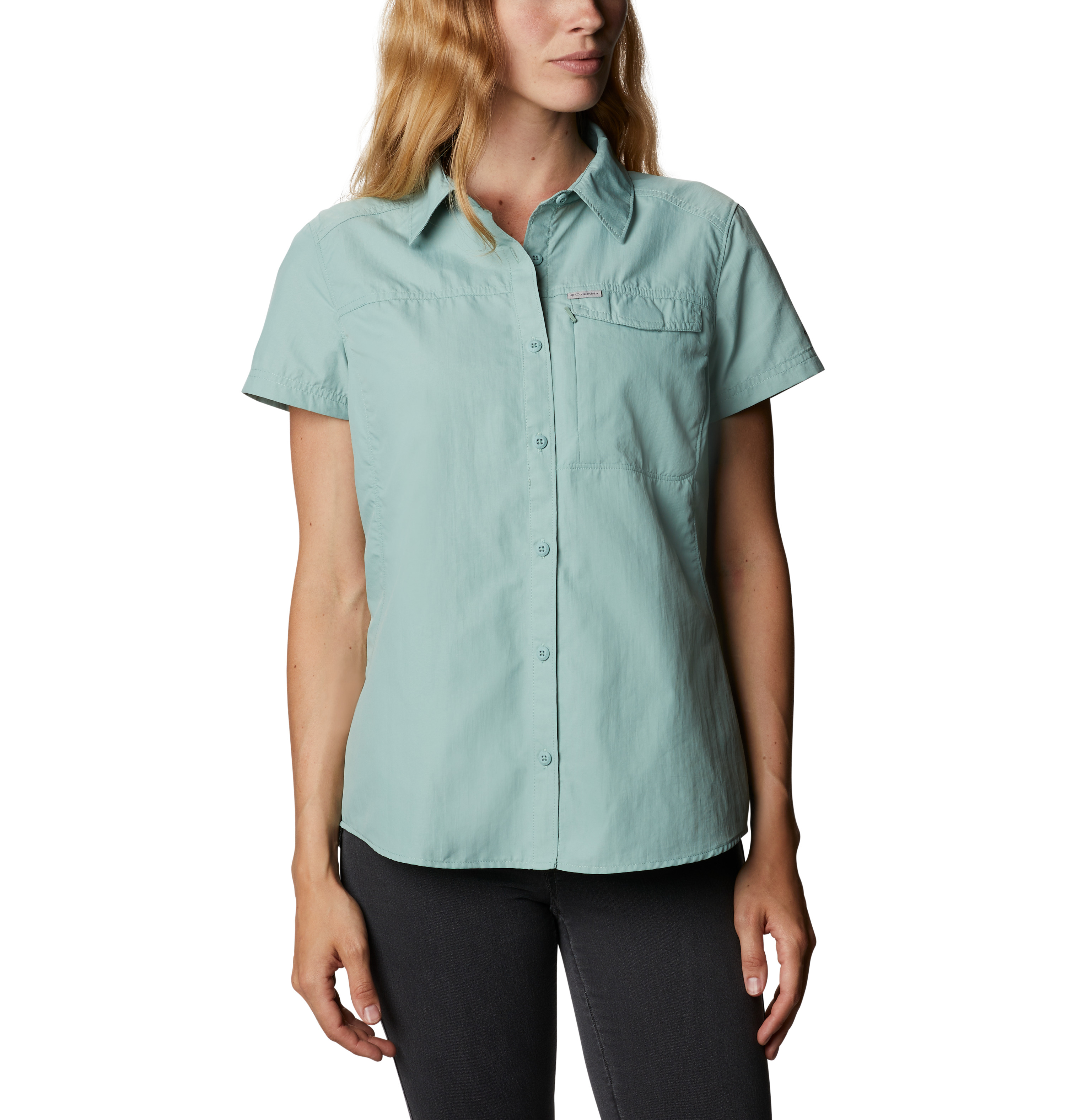 Camisa Columbia M/C Silver Ridge Sleeve Shirt Fossil - Lazer e Aventura Camisa Columbia M/C Silver Ridge Sleeve Shirt Fossil - Lazer e Aventura