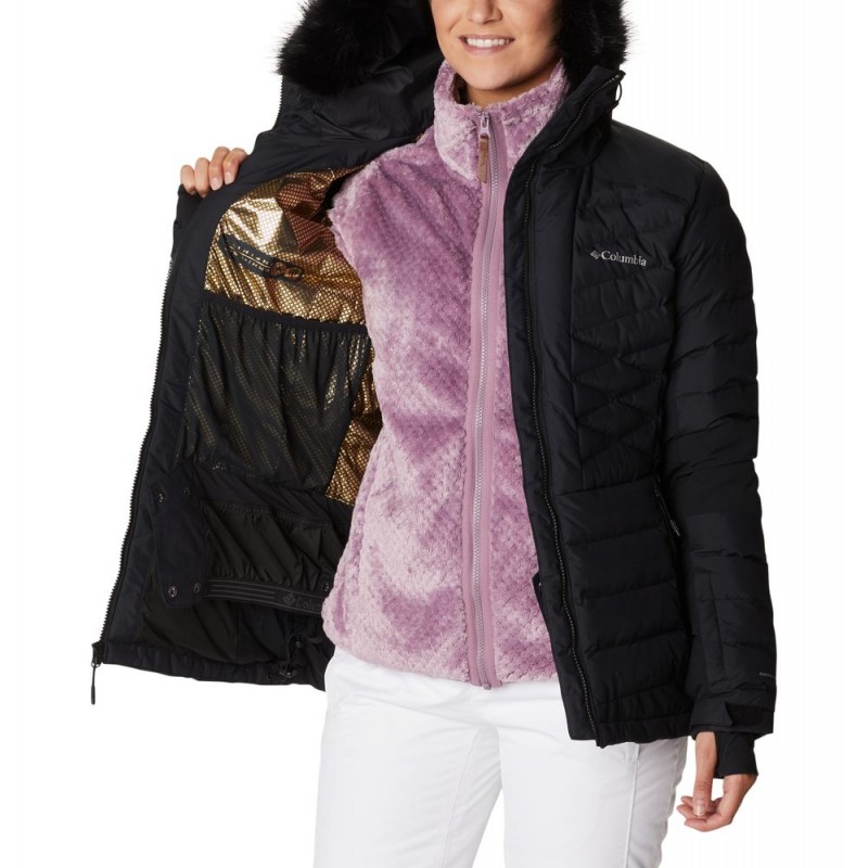 Chaquetas Impermeables Columbia | Chaqueta de esquí con aislamiento Last  Tracks™ para mujer Black Mujer • Club Ajedrez Temple