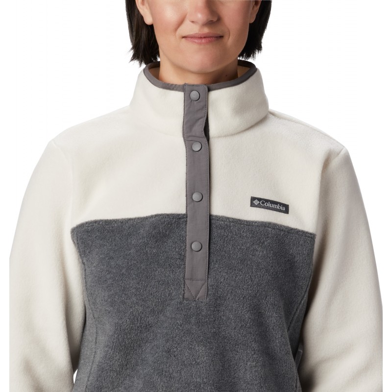 columbia snap button fleece