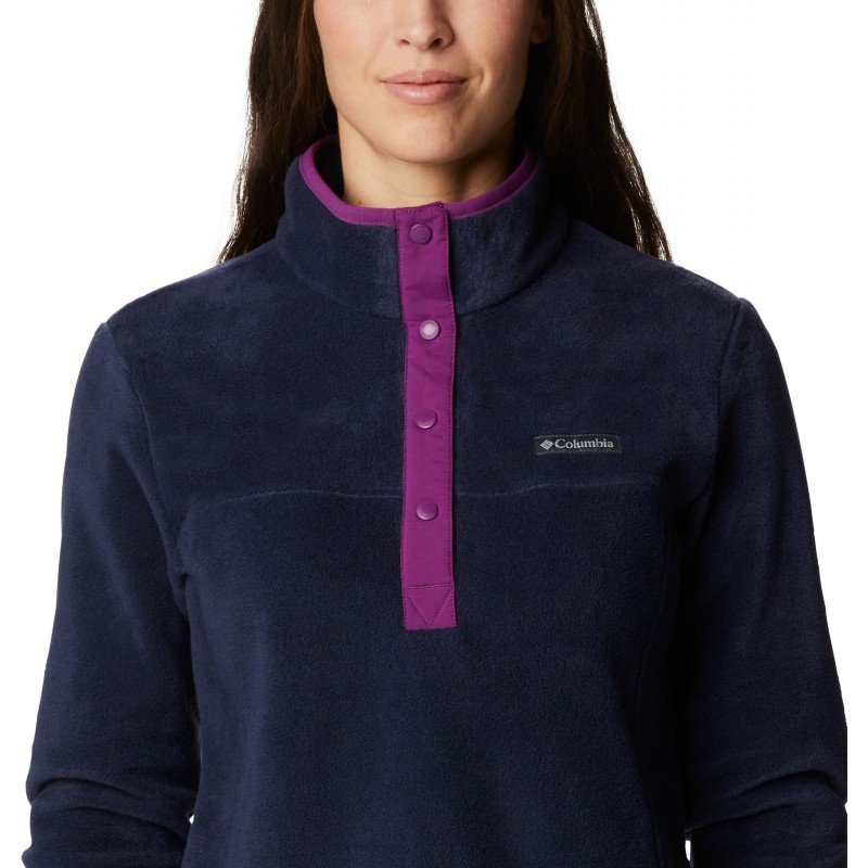 columbia fleece snap pullover