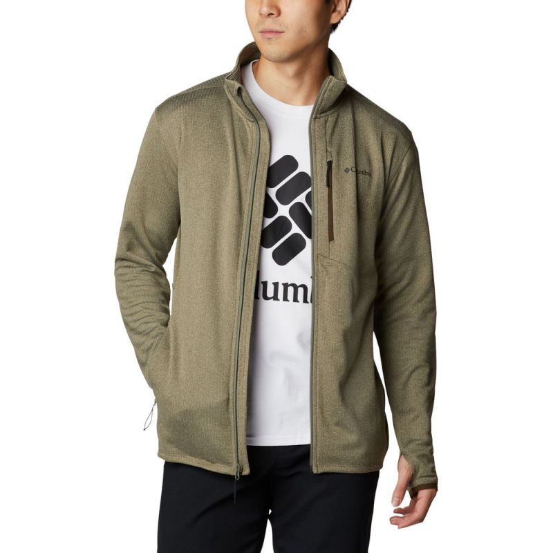 columbia full zip fleece jacket men's