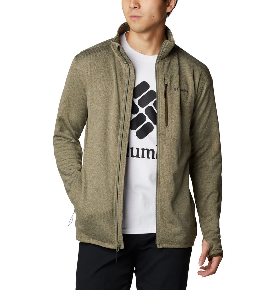 mens columbia fleece full zip