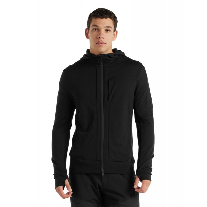 icebreaker elemental ls zip hood vest