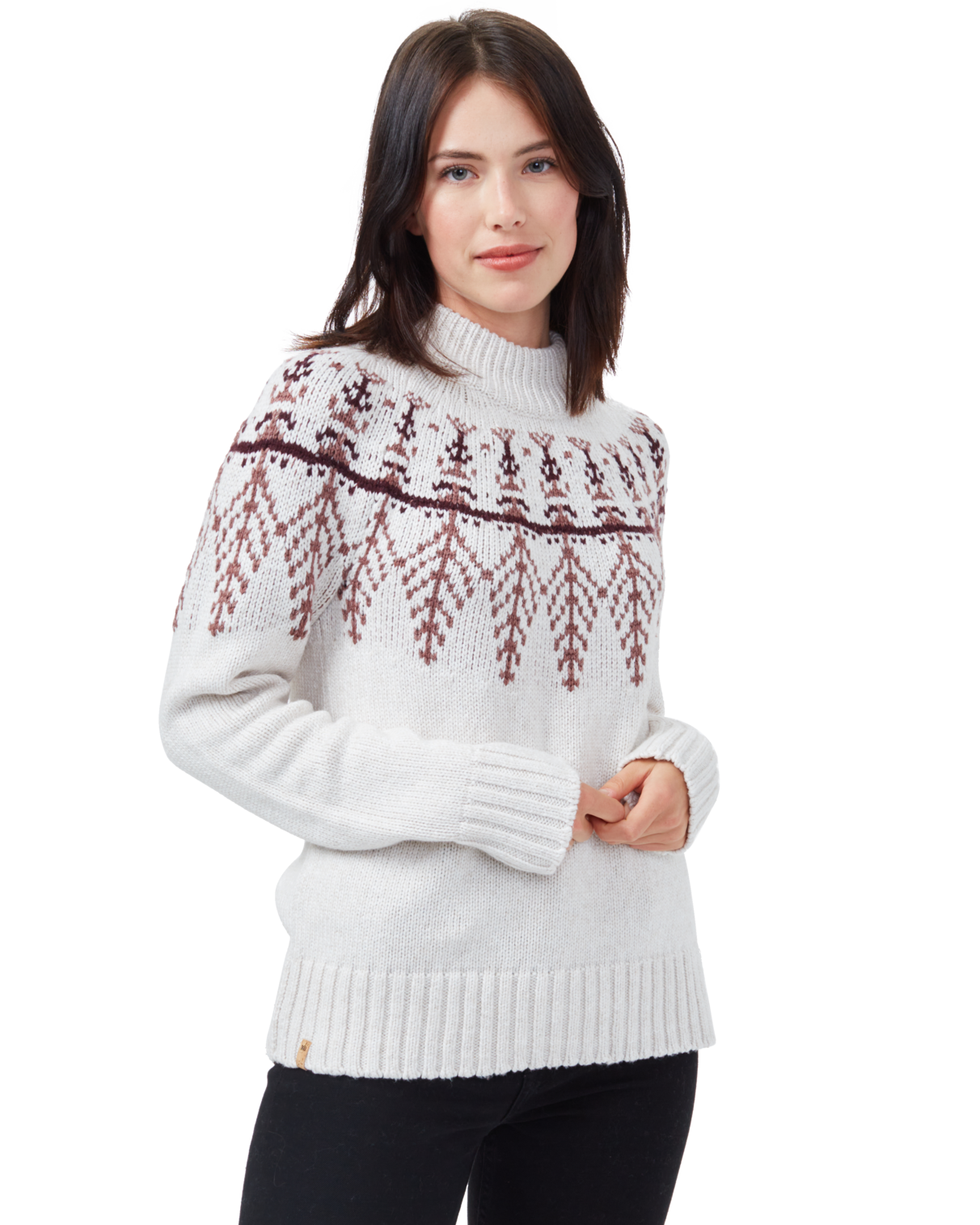 Tentree Highline Wool Intarsia Sweater - Pullover femme | Hardloop