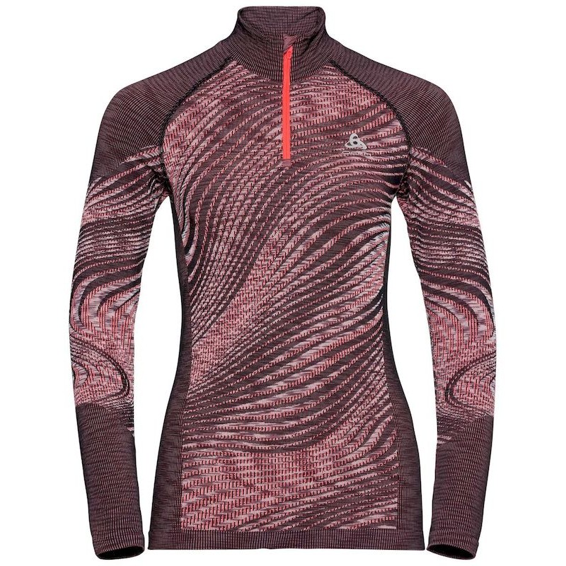 Odlo Eco Long Sleeve Base layer Top Zip Donna