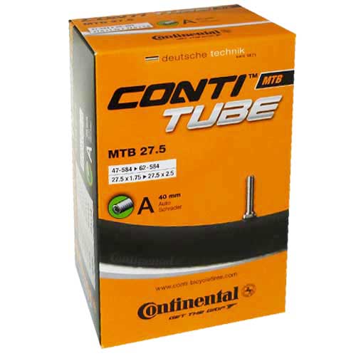 CONTINENTAL Tube VTT A40 27,5x1,75/2,40 40 mm Schrader Butyl - Chambre à air | Hardloop