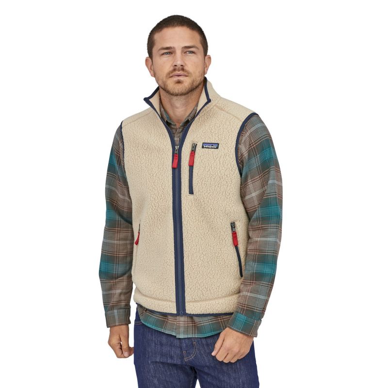 patagonia fleece vest retro