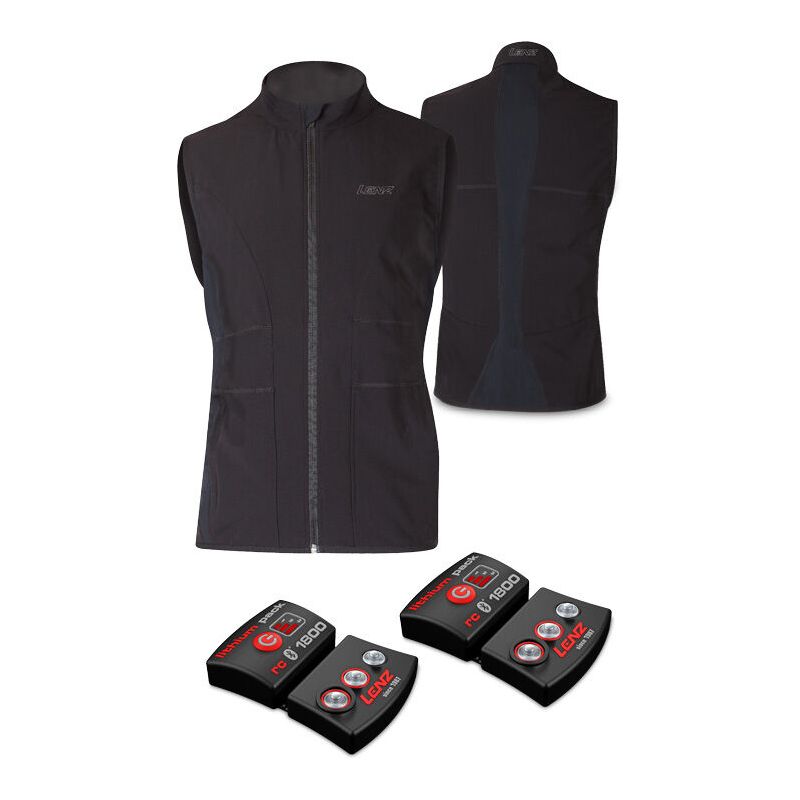 Lenz Set Of Heat Vest 1.0 + Lithium Pack RCB 1800 - Veste sans manches chauffante