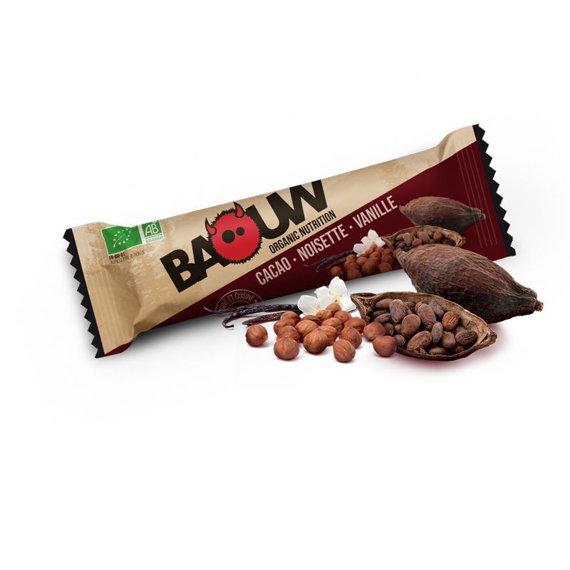 Kakao-Haselnuss-Vanille - Energieriegel Baouw