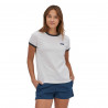 Patagonia P-6 Label Organic Ringer Tee - T-shirt femme | Hardloop