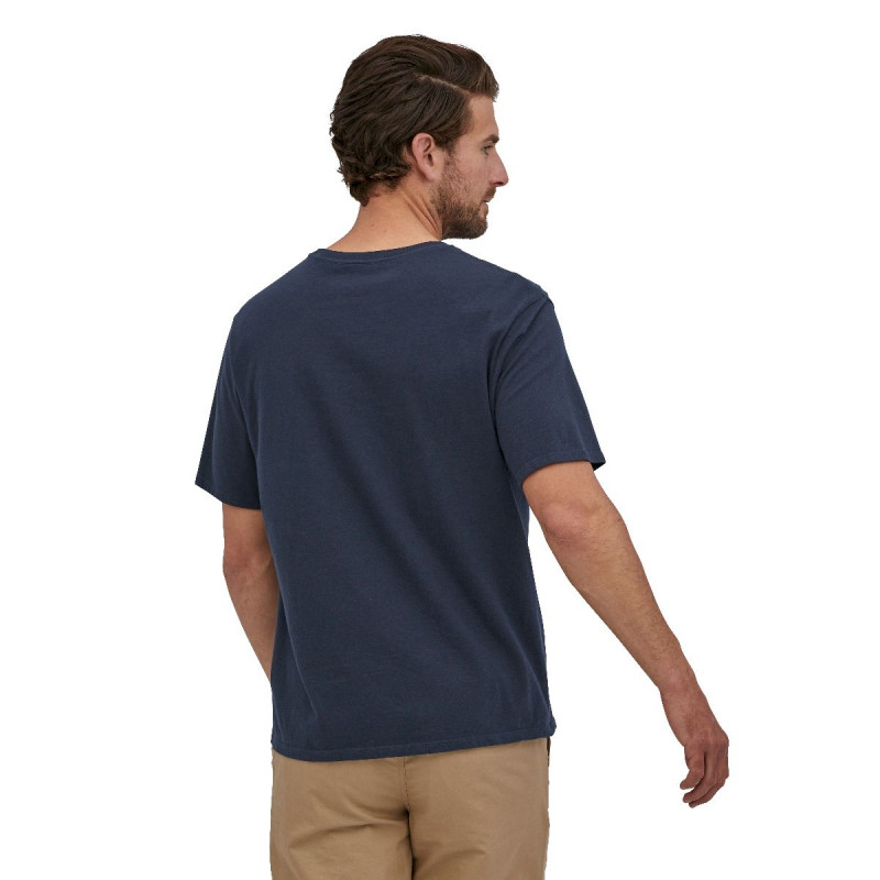 Patagonia Road to Regenerative Lightweight T Shirt New Navy