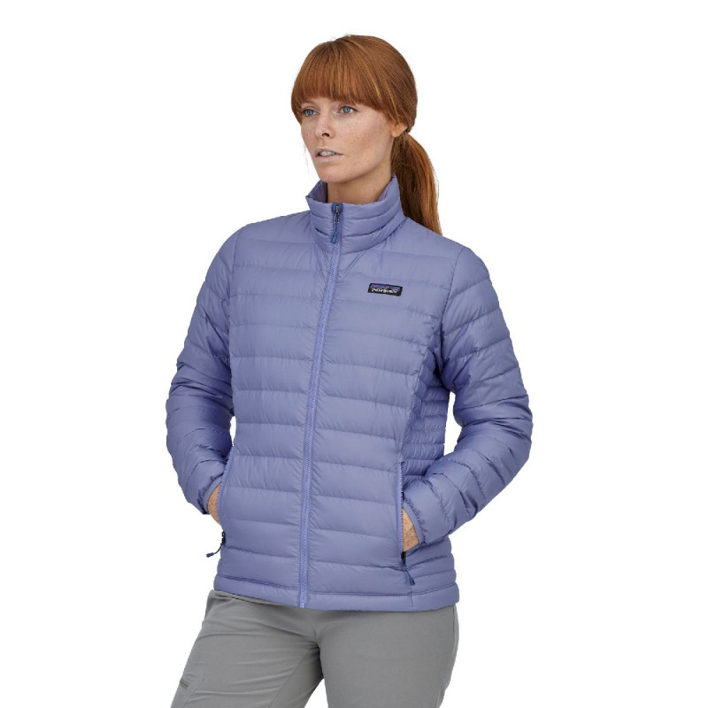 womens down jacket blue