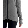 Icebreaker Quantum III LS Zip Hood - Merino Fleece jacket - Women's I Hardloop