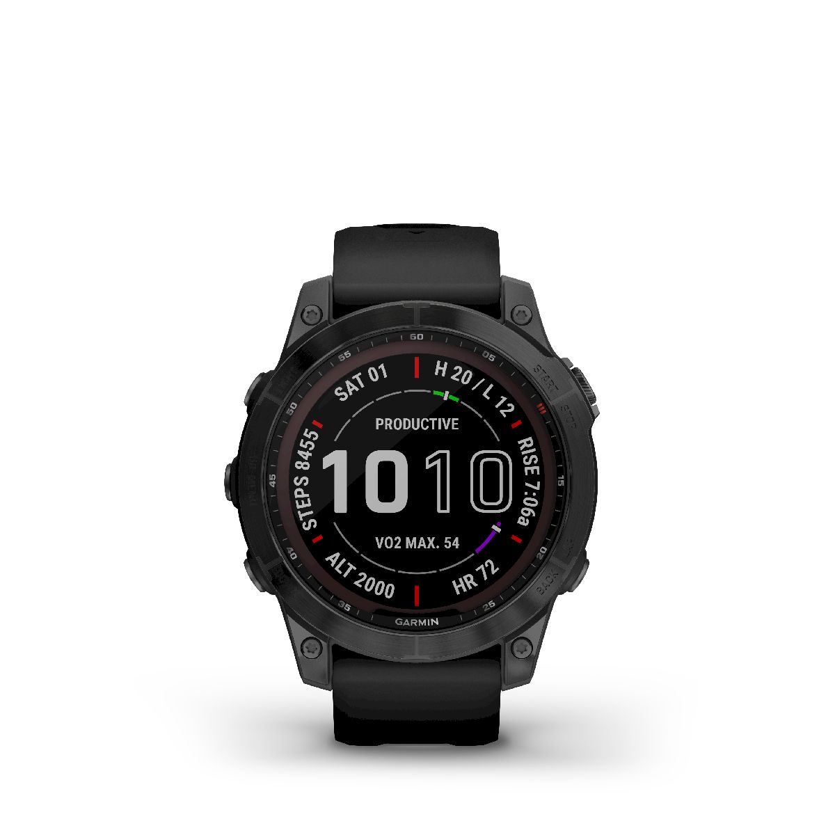 Garmin Fenix 7 Sapphire Solar Titane - Montre GPS
