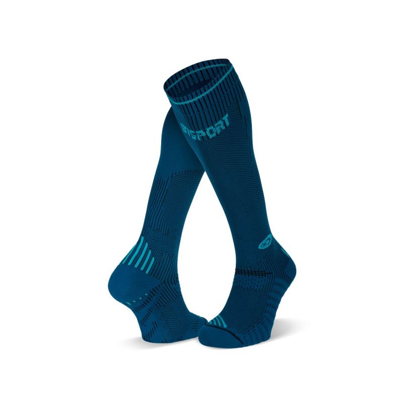 BV Sport Run Compression - Chaussettes de compression Blue  Turquoise L