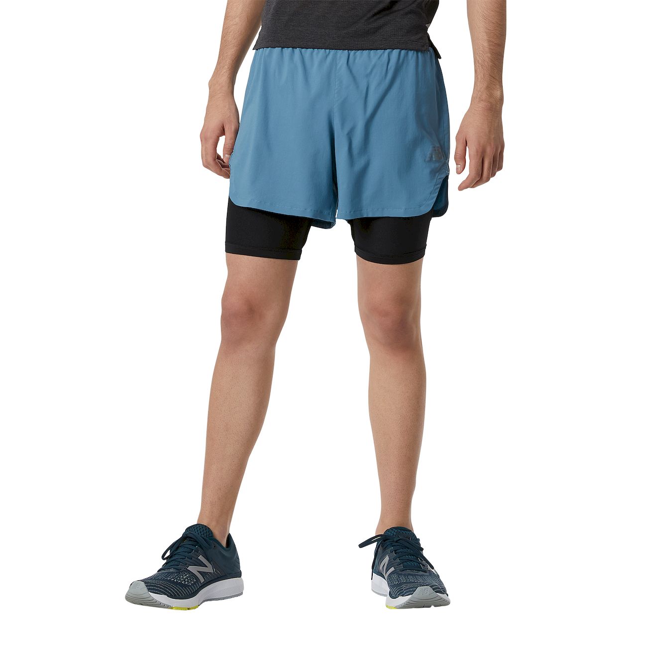 new balance running shorts 2 in 1