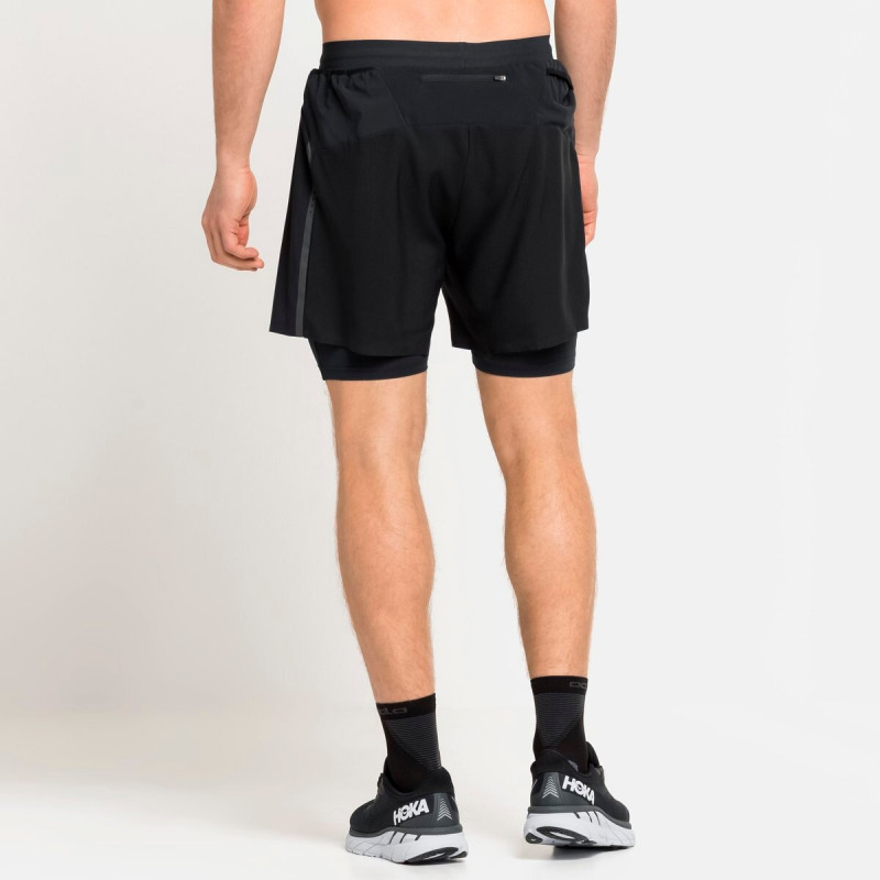 Odlo 2-in-1 Shorts Axalp Trail - Pantalones cortos de trail running - Hombre