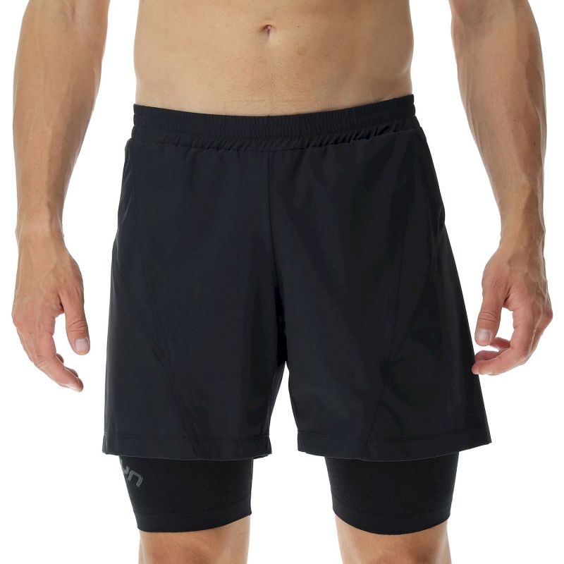 two in one running shorts mens