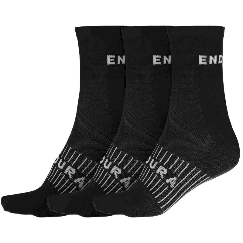Endura Coolmax Race Sock (Triple Pack) - Chaussettes vélo homme | Hardloop