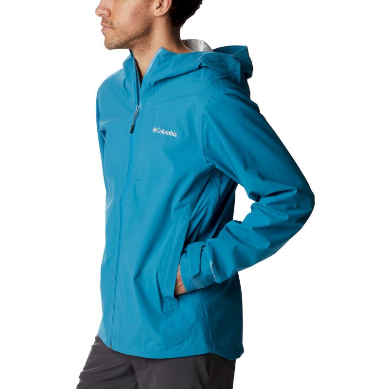 Columbia Omni-Tech Ampli-Dry Shell - Waterproof Jacket - Men's Deep Marine S